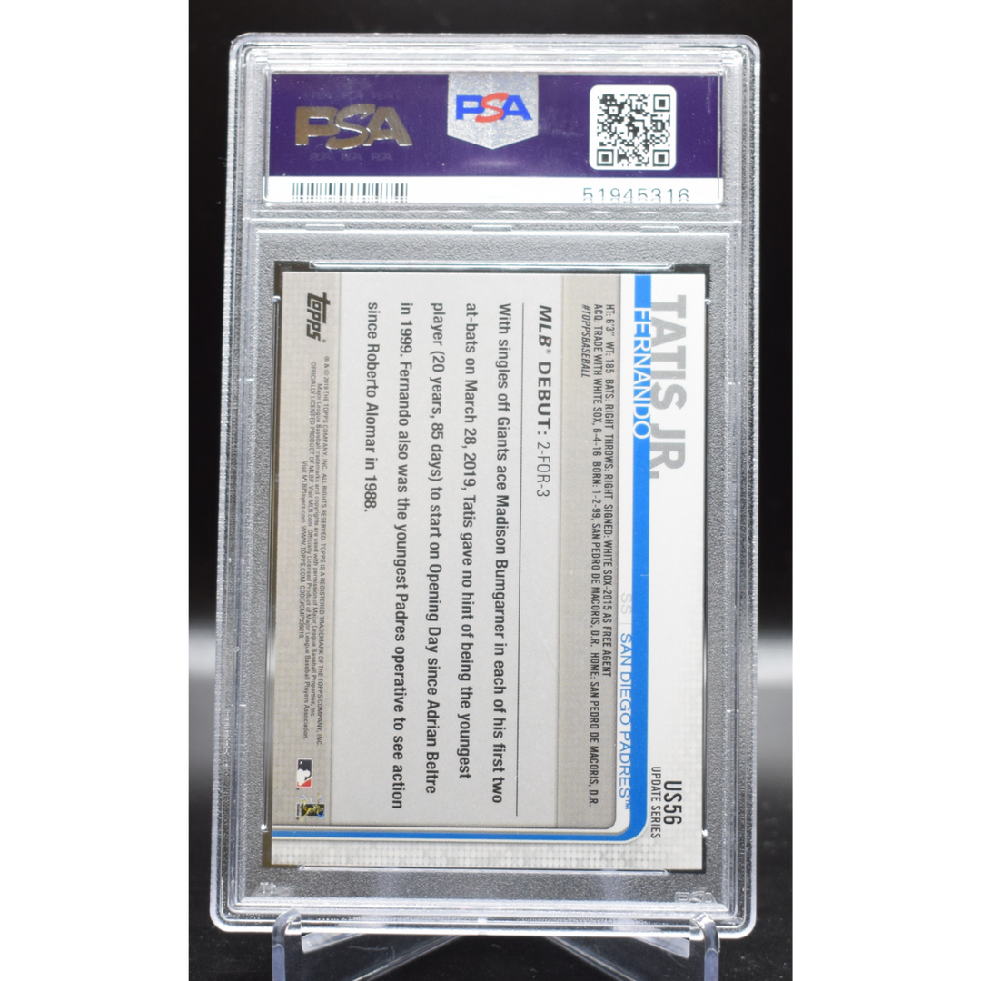 2019 Topps Update Baseball - Fernando Tatis Jr. #US56- PSA 10