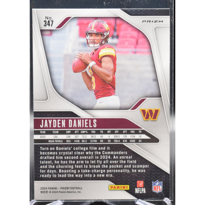 2024 Panini Prizm Football - Jayden Daniels 347 - Green