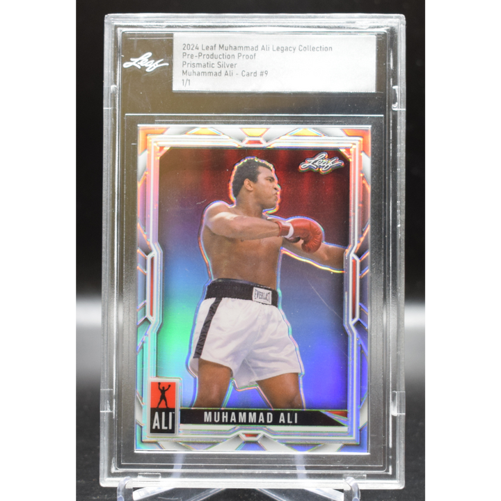 2024 Leaf Muhammad Ali Legacy Collection - Pre-Production Proof - Prismatic Silver - #9 1/1