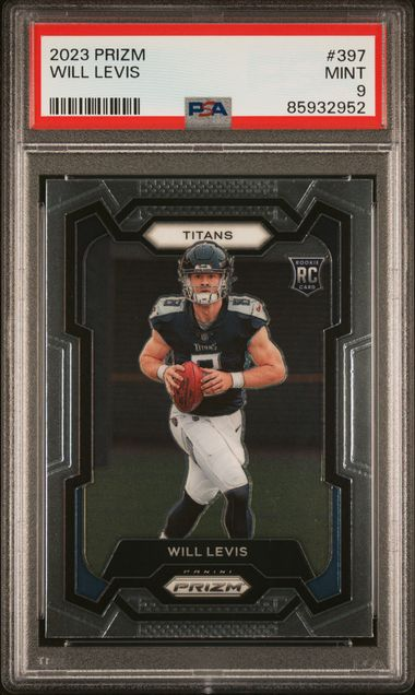 2023 Panini Prizm Football - Will Levis - #397 - Rookie - PSA 9