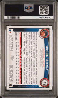 2011 Topps - Freddie Freeman 145 - PSA 9