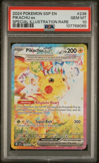 Pikachu 238/191 Surging Sparks - 2024 Pokemon - PSA 10