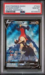 Garchomp V TG23/TG30 Astral Radiance Trainer Gallery - 2022 Pokemon - PSA 10