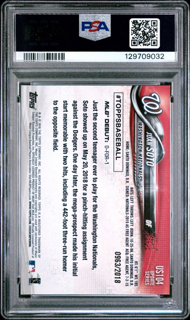 2018 Topps Update - Juan Soto US104 - Gold /2018 - PSA 9