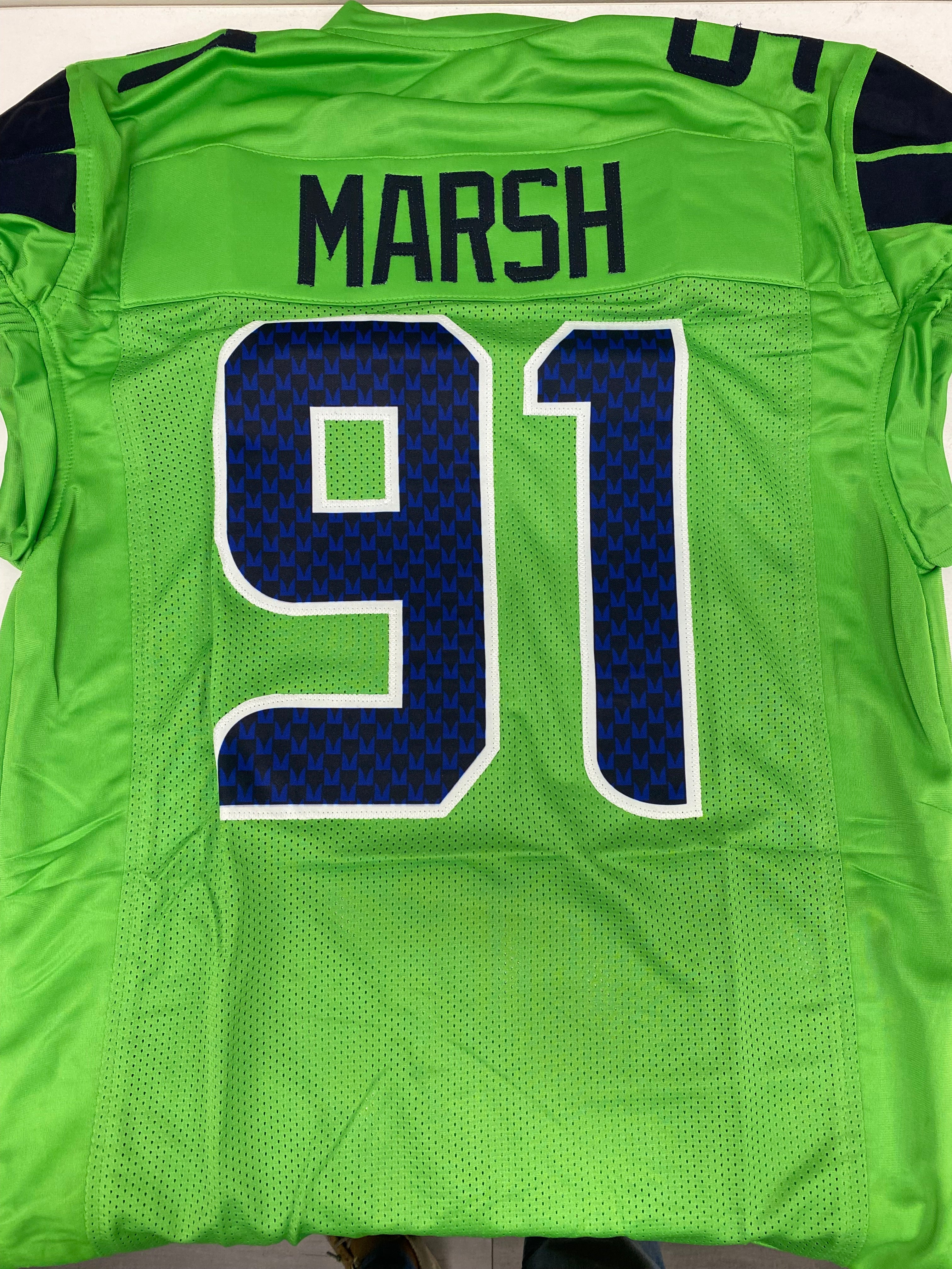 Cassius Marsh Signed Jersey Choice of Bears 49ers or Seahawks